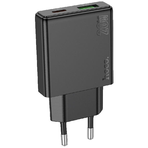 hoco. Punjač kućni N38 brzi, PD20W + QC3.0 Dual Port - N38 Delgado EU - 40203-1-1