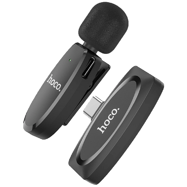 hoco. Bežični mikrofon L15 Crystal Lavalier sa USB type C konektorom - 40210-1