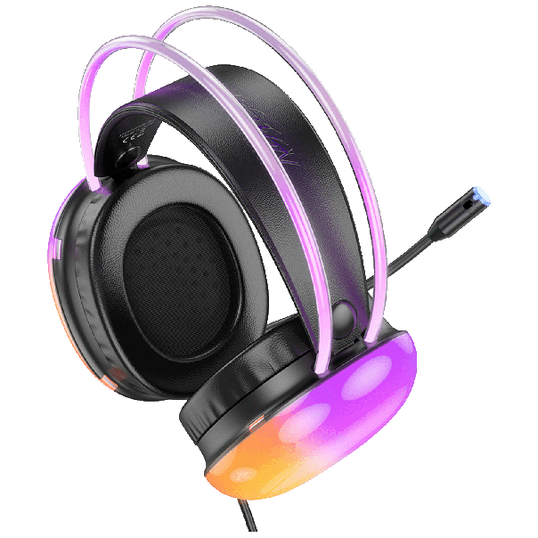 HOCO Slušalice sa mikrofonom, gaming, USB, LED - W109 Plus Rich - EP2924779