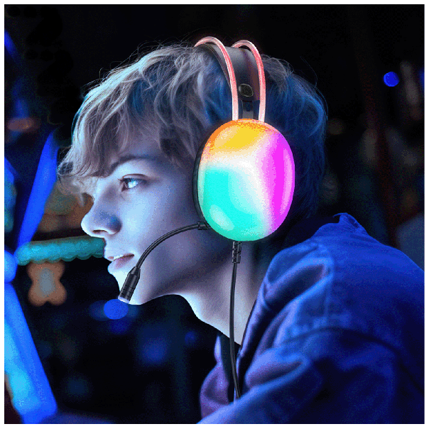 HOCO Slušalice sa mikrofonom, gaming, USB, LED - W109 Plus Rich - EP2924779