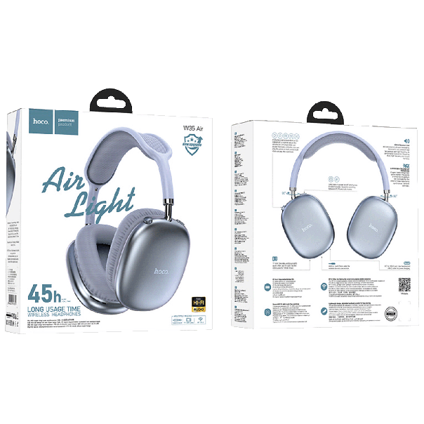 hoco. Bežične Bluetooth slušalice, W35 Air Triumph, plava - 40219-1