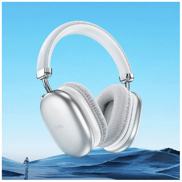 hoco. Bežične Bluetooth slušalice, W35 Max Joy, srebrna - 40222-1-1