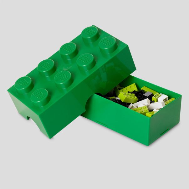 LEGO kutija za odlaganje ili užinu, mala (8): Tamnozelena - 40231734