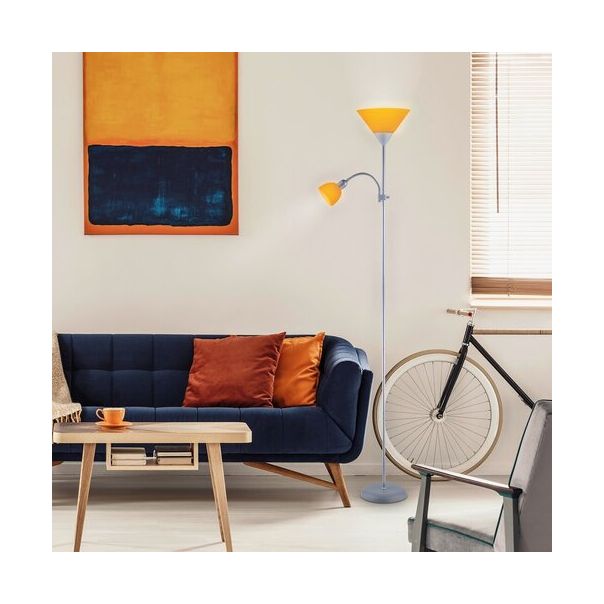 Rabalux Podne lampe Action E27 1x MAX 100 + E14 1x MAX 25W srebrna (4026) - 4026