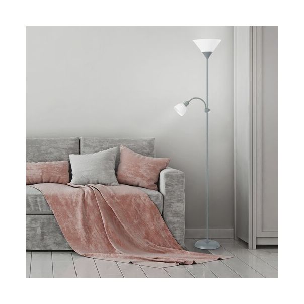 Rabalux Podne lampe Action E27 1x MAX 100 + E14 1x MAX 25W srebrna (4028) - 4028