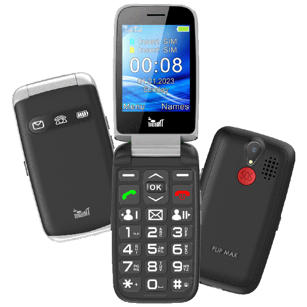 MEANIT SENIOR FLIP MAX, crna - 40304