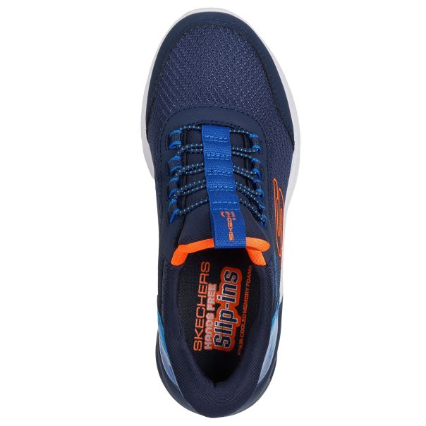 SKECHERS Patike slip-ins microspec max brisk-stripe BP - 403890L-NVBL