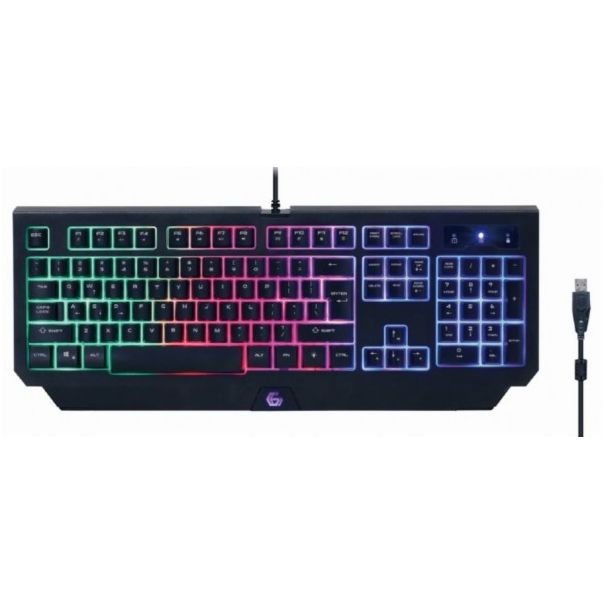 GEMBIRD GGS-UMGL4-01 4-in-1 Gejmerski set Phantom tastatura, mis, slusalice i podloga - 40025