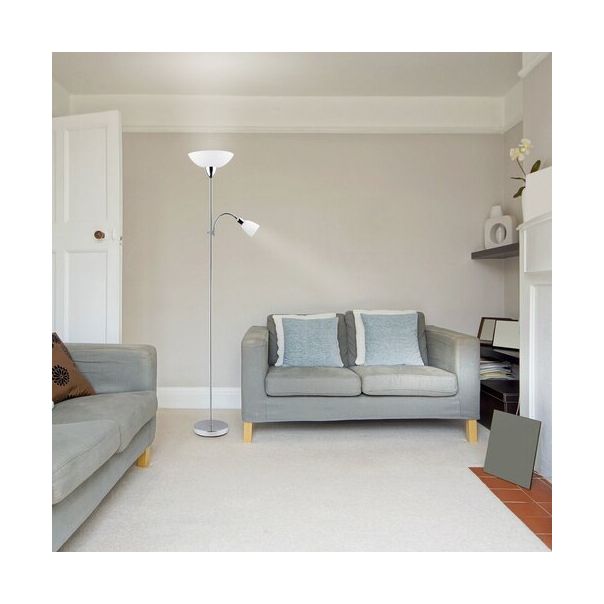 Rabalux Podne lampe Diana E27 G45 1x MAX 60 + E14 1x MAX 40W hrom (4059) - 4059