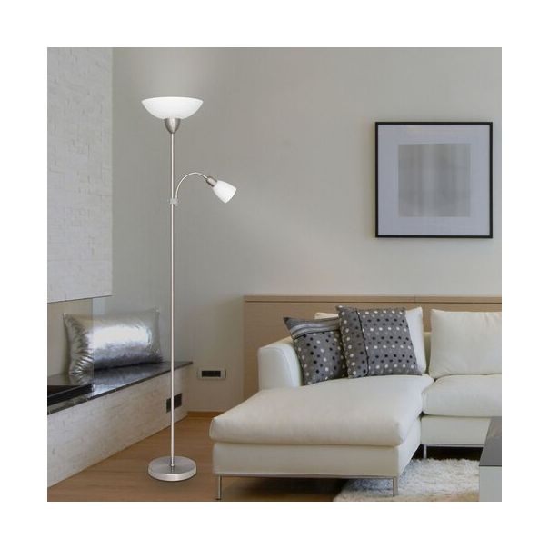 Rabalux Podne lampe Diana E27 G45 1x MAX 60 + E14 1x MAX 40W brušeni hrom (4067) - 4067