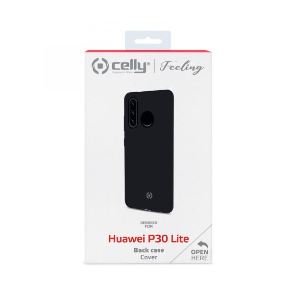 CELLY Maska FEELING za Huawei P30 LITE, crna - FEELING844BK