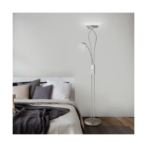 Rabalux Podne lampe Gamma R7S 1x MAX 230 + G9 1x MAX 40W brušeni hrom (4077) - 4077