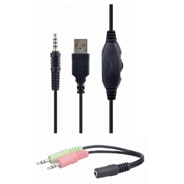GEMBIRD GHS-06 Stereo gejmerske slusalice sa mikrofonom - 40167