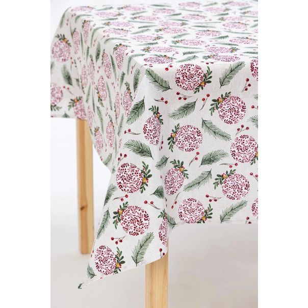 STEFAN Stolnjak 135x180cm Loneta, bobice - 411-13