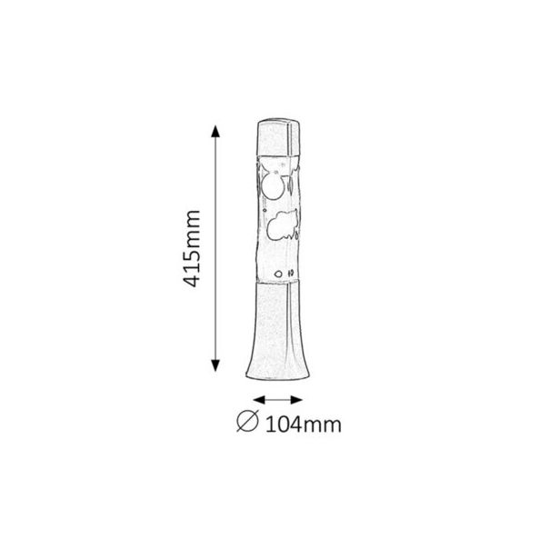 Rabalux Dekorativna rasveta Marshal E14 S35 1x MAX 25W narandžasta (4110) - 4110