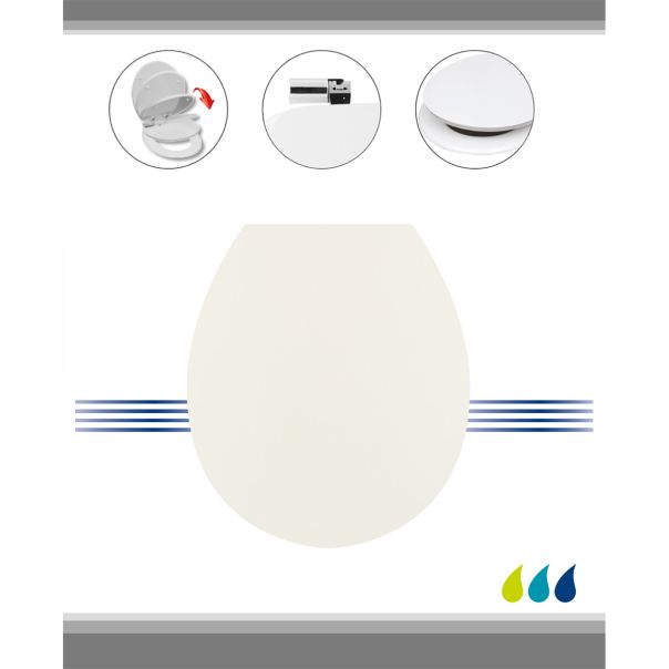 TENDANCE WC daska soft close, bela - 4111100