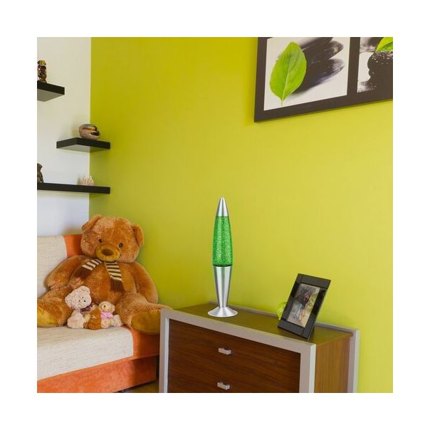 Rabalux Dekorativna rasveta Glitter E14 G45 1x MAX 25W zelena (4113) - 4113-1