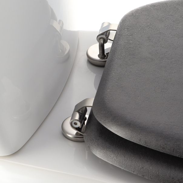 TENDANCE WC daska Concrete, antracit - 4119618