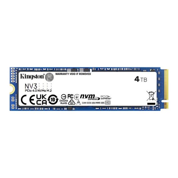 KINGSTON SSD M.2 NVMe NV3 4TB, Gen.4 SNV3S/4000G - 46148
