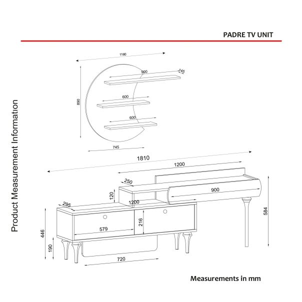 MODUL Tv komoda Padre - EP3146238
