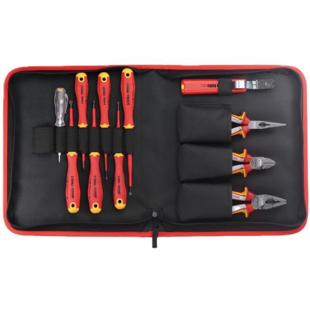 Felo Set alata Ergonic E-Slim VDE sa testerom i šrafcigerem SL/PH/PZ 41381104 11 kom - 41381104