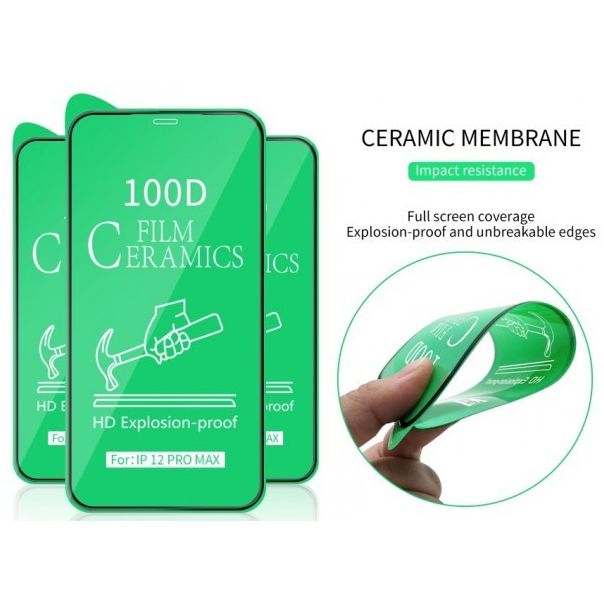 100D Ceramics Film, Full Cover-9H, folija za XS MAX/11 IPHONE MSF-XS MAX/11 PRO MAX - 40378