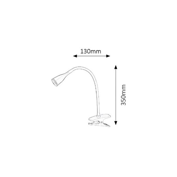 Rabalux Stona lampa Jeff LED 45W plava (4195) - 4195