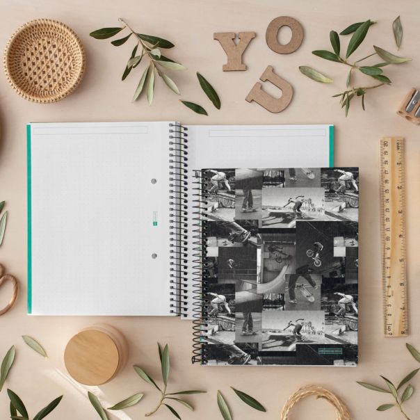 MIQUELRIUS Sveska A4 140 listova linije -Skate park - MR4197