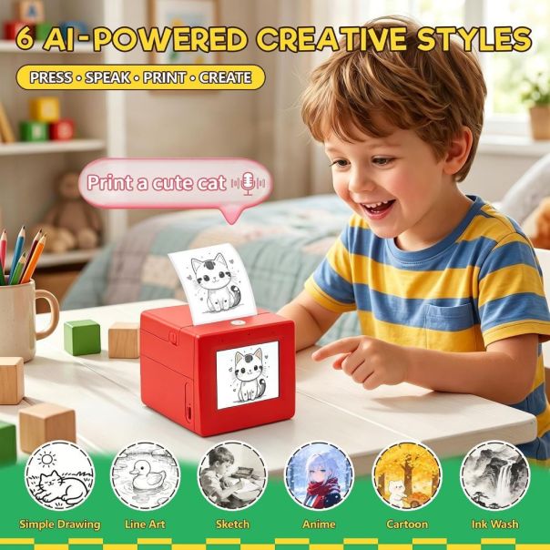 Ai deciji stampac Q15 crveni - EP3249977