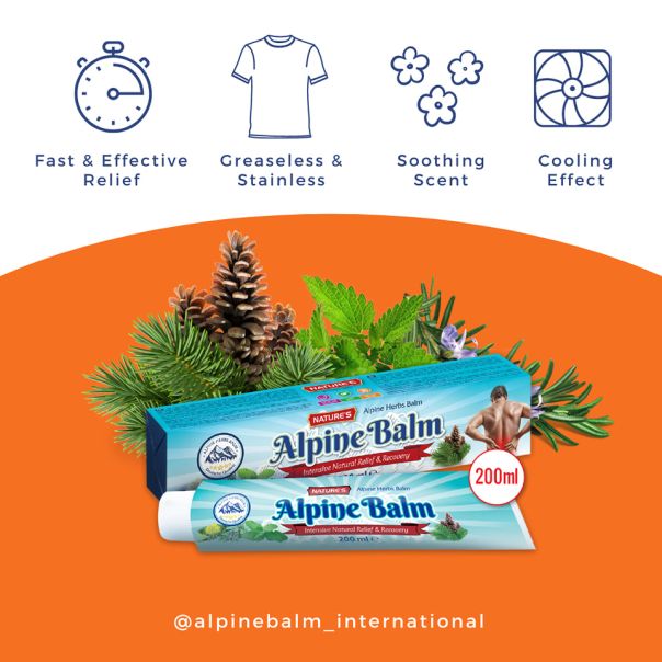 NATURE'S Alpine Balm  Alpska krema protiv bolova 200ml - MedSan589