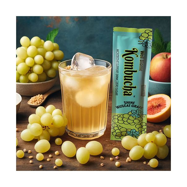 NATURE'S Well Biome Kombuha Muskat grožđe, 15 kesica, 75gr - MedSan599