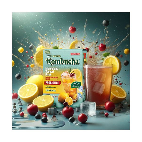 NATURE'S Well Biome Kombuha Limun višnja 15 kesica, 75gr - MedSan600