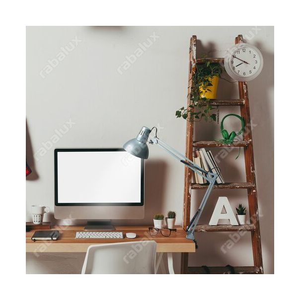 Rabalux Stona lampa Arno E27 1x MAX 60W srebrna (4216) - 4216