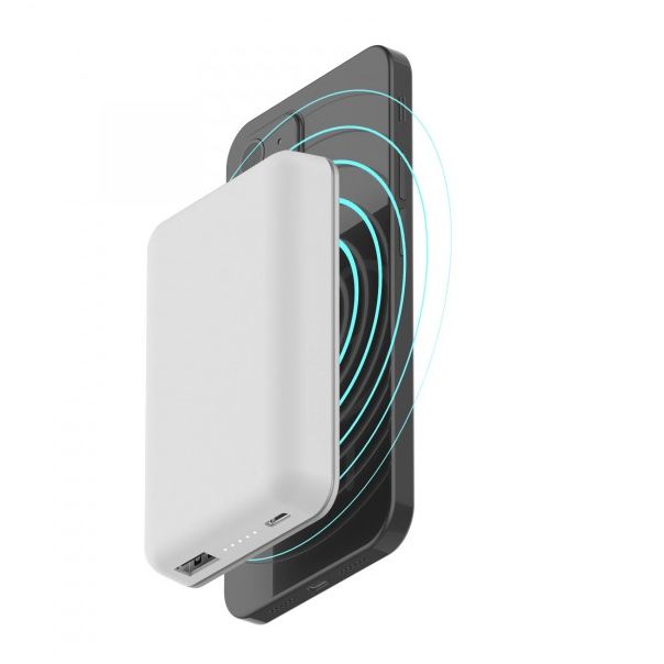 CELLY Wireless Power bank 5000mAh - MAGPB5000WH