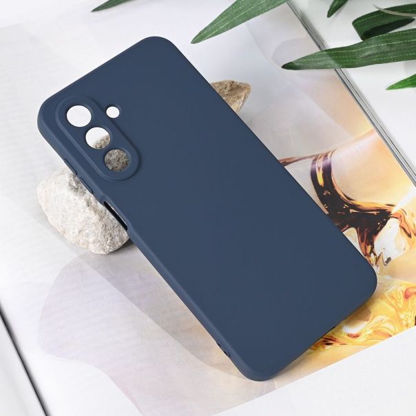 Maska za Samsung A175F Galaxy A17 tamno plava Teracell Soft Velvet - 223021