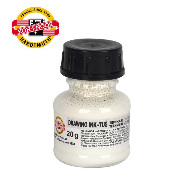 KOH-I-NOOR Tuš beli 20gr 141728 - 4244