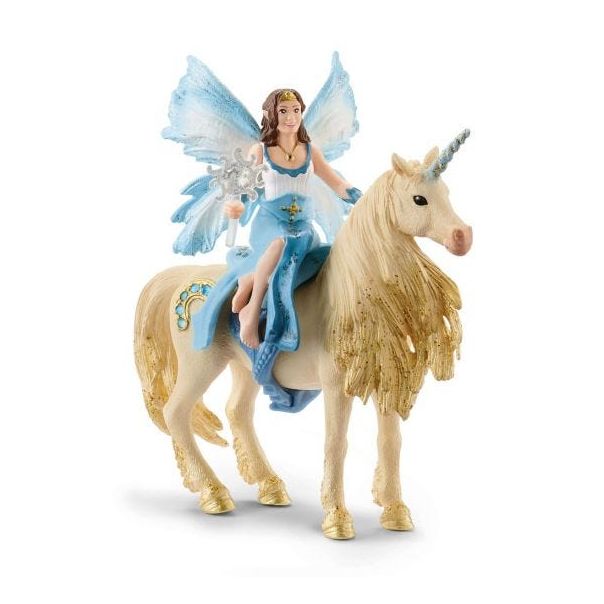SCHLEICH Eyela jaše na zlatnom jednorogu - 42508