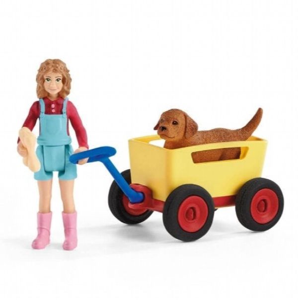 SCHLEICH Devojčica I pas - 42543