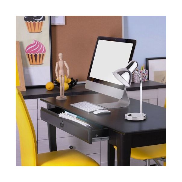 Rabalux Stona lampa Clark E27 1x MAX 40W hrom (4255) - 4255