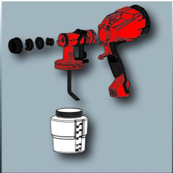 EINHELL Pištolj za farbu TC-SY 400 P - 4260005