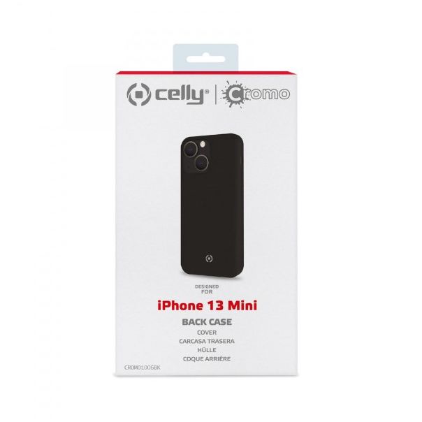 CELLY Maska CROMO za iPhone 13 MINI, crna - CROMO1006BK