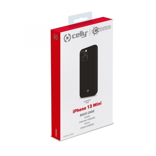 CELLY Maska CROMO za iPhone 13 MINI, crna - CROMO1006BK