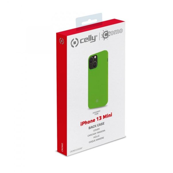 CELLY Maska CROMO za iPhone 13 MINI, zelena - CROMO1006GNF