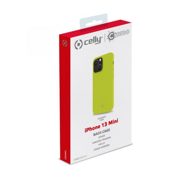 CELLY Maska CROMO za iPhone 13 MINI, žuta - CROMO1006YLF