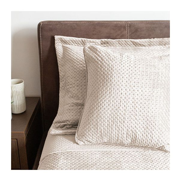 DEKOR DOM Prekrivač Velluto 200x220cm, ivory - 023909