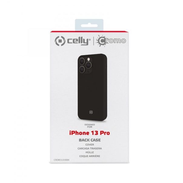 CELLY Maska CROMO za iPhone 13 PRO, crna - CROMO1008BK