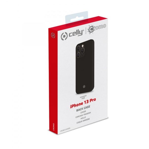 CELLY Maska CROMO za iPhone 13 PRO, crna - CROMO1008BK