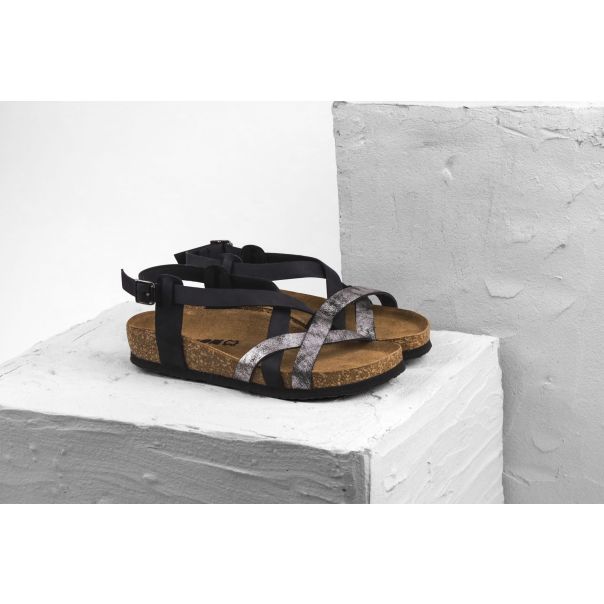 LEON Ženska sandala  Vivian-crna - 4305-CR