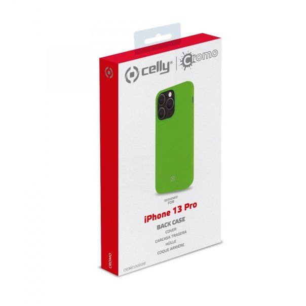 CELLY Maska CROMO za iPhone 13 PRO, zelena - CROMO1008GNF
