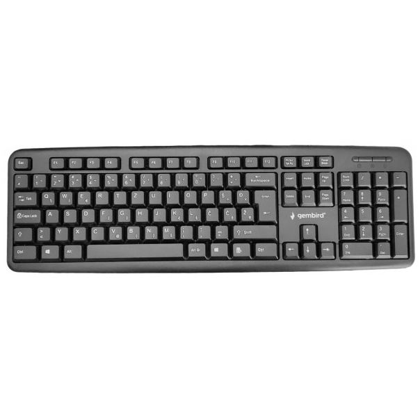 GEMBIRD KB-U-103-YU ** Standardna tastatura SRB (YU) layout black USB (446) - 40750